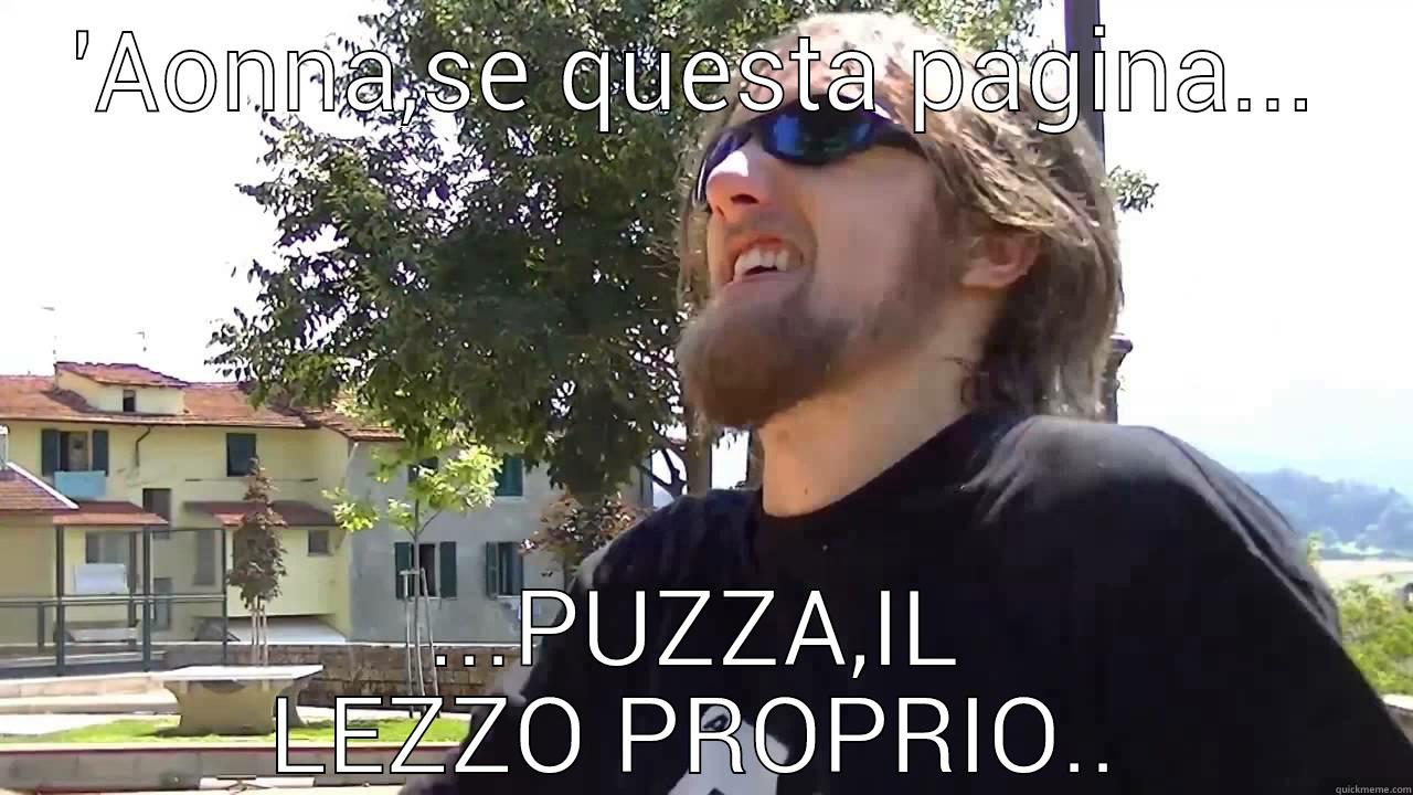 'AONNA,SE QUESTA PAGINA... ...PUZZA,IL LEZZO PROPRIO.. Socially Awkward Penguin