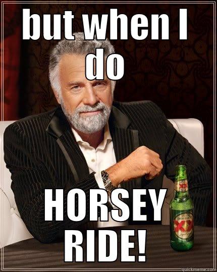 BUT WHEN I DO HORSEY RIDE! The Most Interesting Man In The World