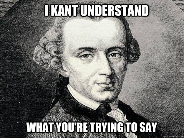I KANT UNDERSTAND WHAT YOU'RE TRYING TO SAY  
