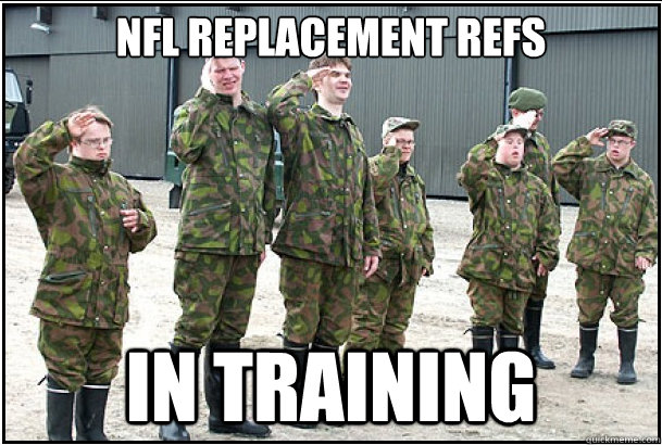 NFL Replacement REFS IN training - NFL Replacement REFS IN training  Misc