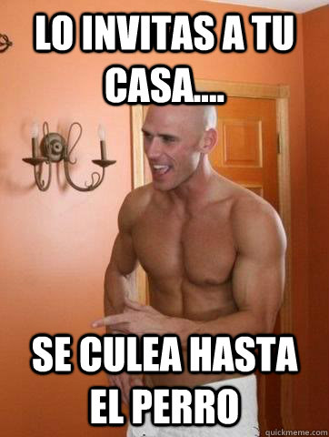 lo invitas a tu casa.... se culea hasta el perro - lo invitas a tu casa.... se culea hasta el perro  Deep Johnny Sins