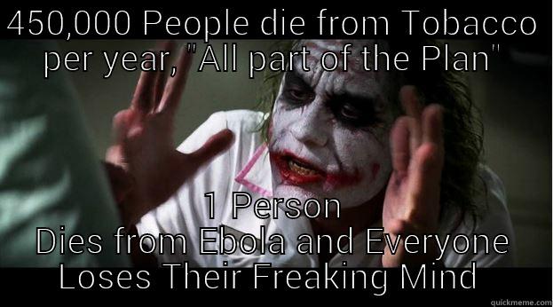 Ebola trololol - 450,000 PEOPLE DIE FROM TOBACCO PER YEAR, 