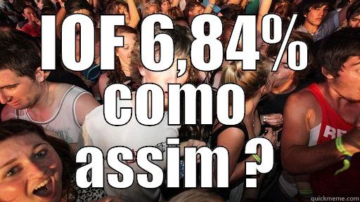 IOF 6,84% COMO ASSIM ? Sudden Clarity Clarence
