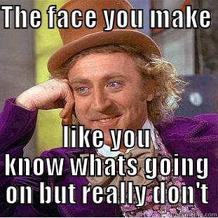 UH HUH..no.. - THE FACE YOU MAKE  LIKE YOU KNOW WHATS GOING ON BUT REALLY DON'T Condescending Wonka