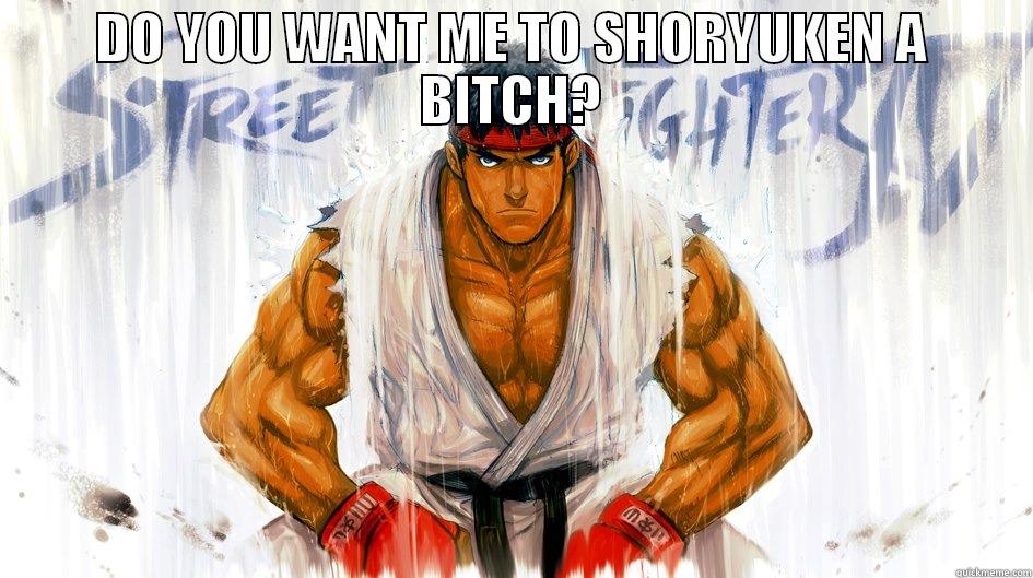 DO YOU WANT ME TO SHORYUKEN A BITCH?  Misc