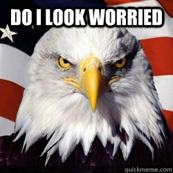 DO I LOOK WORRIED  - DO I LOOK WORRIED   American Pride Eagle