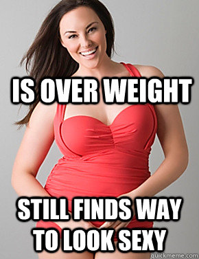 is over weight still finds way to look sexy - is over weight still finds way to look sexy  Good sport plus size woman