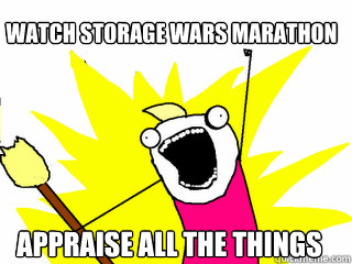 WATCH STORAGE WARS MARATHON APPRAISE ALL THE THINGS  All The Things