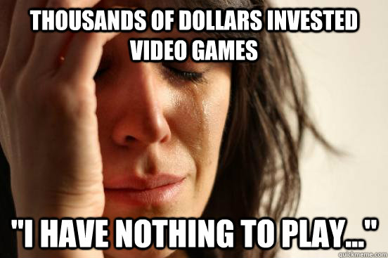 thousands of dollars invested video games 