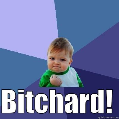  BITCHARD! Success Kid