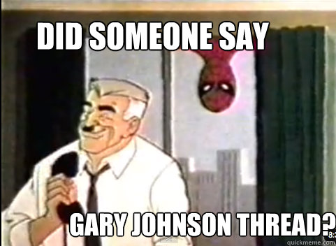 did someone say Gary Johnson thread?  60s Spiderman