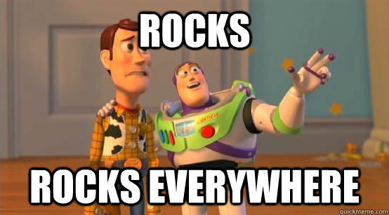 Rocks Rocks everywhere - Rocks Rocks everywhere  Buzz Glitter