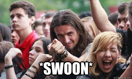  *SWOON*  Ridiculously Photogenic Metal Fan