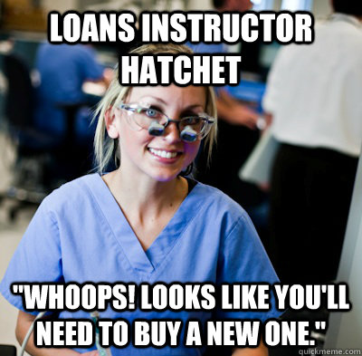 Loans instructor hatchet 