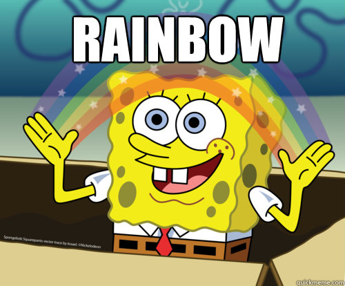  Rainbow    Spongebob rainbow