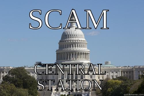 ALL ABOARD - SCAM CENTRAL STATION Scumbag Congress