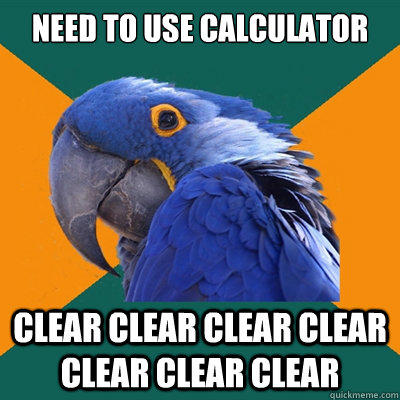 Need to use calculator clear clear clear clear clear clear clear  