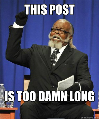 this post  is too damn long - this post  is too damn long  Rent Is Too Damn High Guy