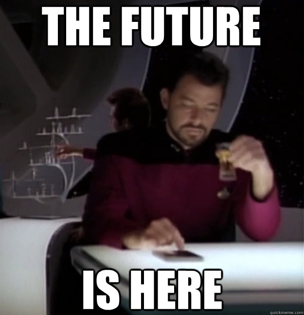 The Future is here  iPhone Riker