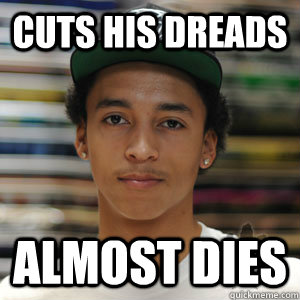 cuts his dreads almost dies - cuts his dreads almost dies  Nyjah Huston
