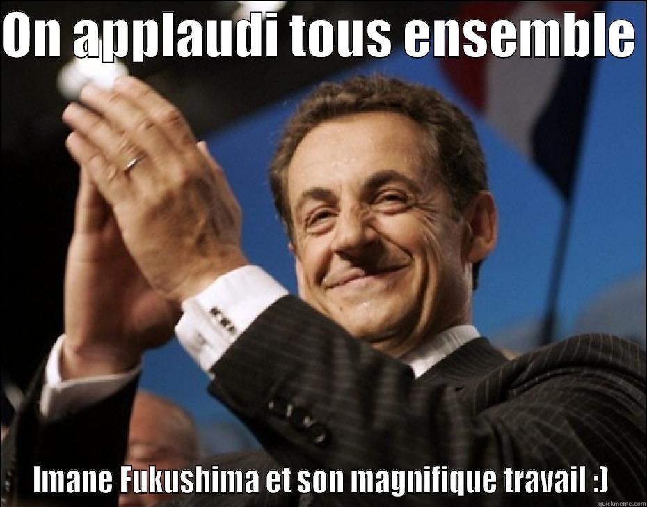 ON APPLAUDI TOUS ENSEMBLE  IMANE FUKUSHIMA ET SON MAGNIFIQUE TRAVAIL :) Misc