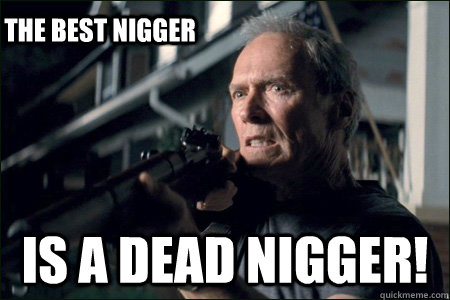 is a dead nigger! The best nigger  