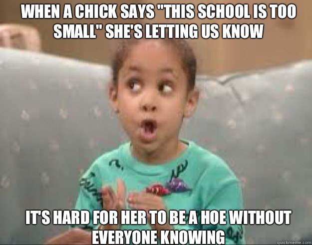 When a chick says 