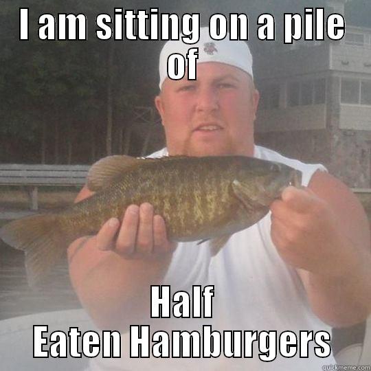 Martyball shits - I AM SITTING ON A PILE OF HALF EATEN HAMBURGERS Misc