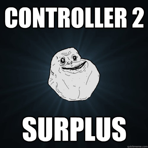 Controller 2 Surplus  Forever Alone