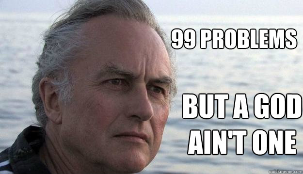 99 Problems But a God ain't one - 99 Problems But a God ain't one  Dawkins
