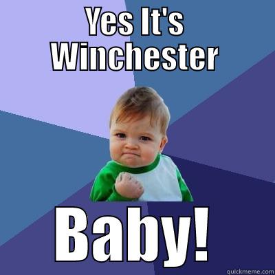 YES IT'S WINCHESTER BABY! Success Kid