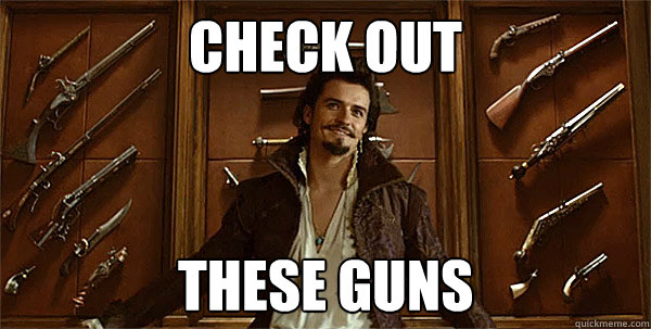 Check out these guns  3 Musketeers Orlando Bloom