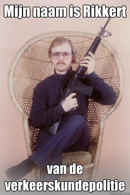 Mijn naam is Rikkert van de verkeerskundepolitie   Sharpshooter Shawn