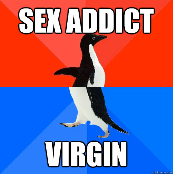 Sex Addict Virgin  Socially Awesome Awkward Penguin