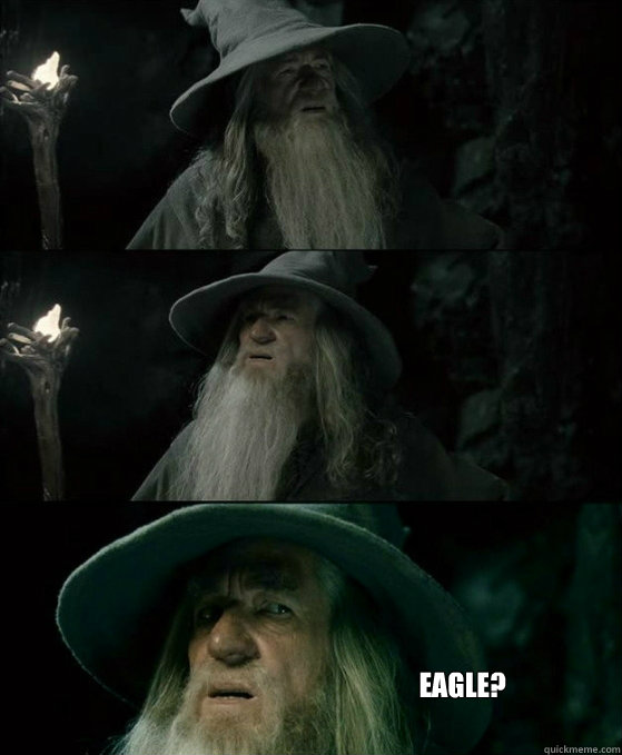 eagle? -  eagle?  No memory Gandalf