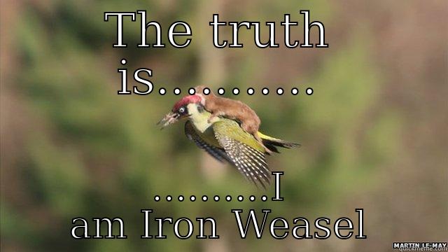 THE TRUTH IS........... ..........I AM IRON WEASEL Misc