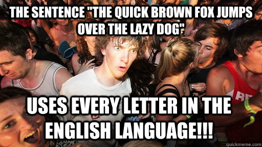 The sentence 
