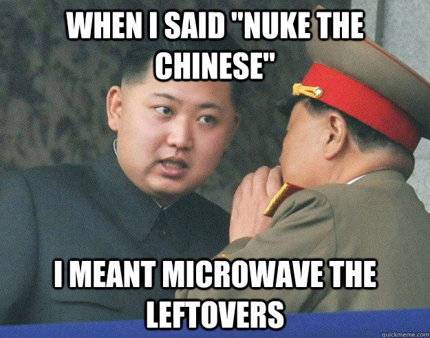 When I said 