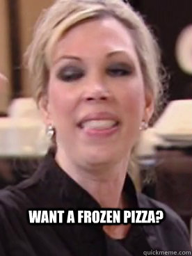 Want a frozen pizza?  Crazy Amy Crack