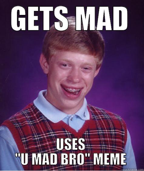 GETS MAD USES 