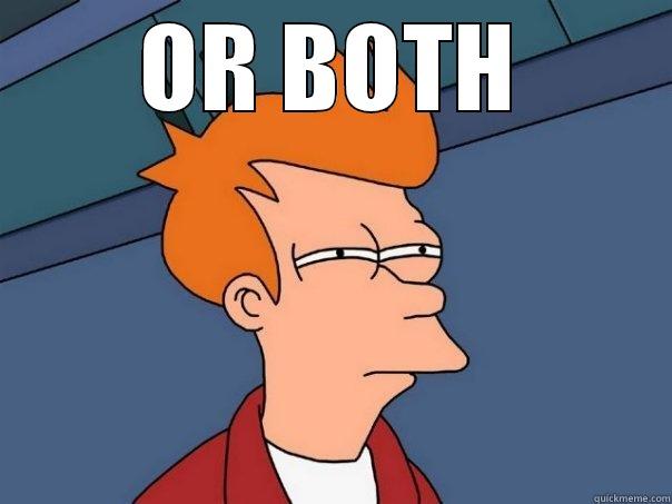 OR BOTH  Futurama Fry