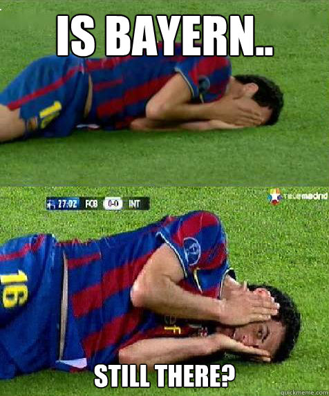IS Bayern.. Still there?  sergio busquets