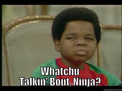  WHATCHU TALKIN' BOUT, NINJA? Misc