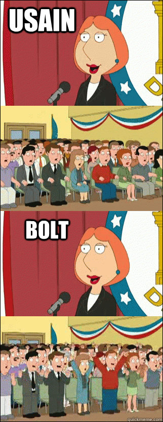 usain bolt  Mayor Lois