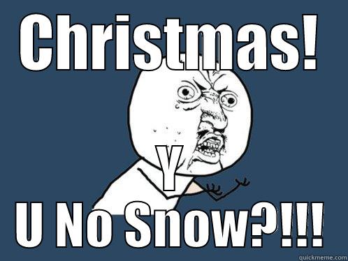 CHRISTMAS! Y U NO SNOW?!!! Y U No