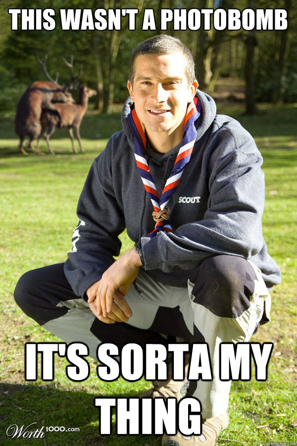 this wasn't a photobomb it's sorta my thing - this wasn't a photobomb it's sorta my thing  Misc