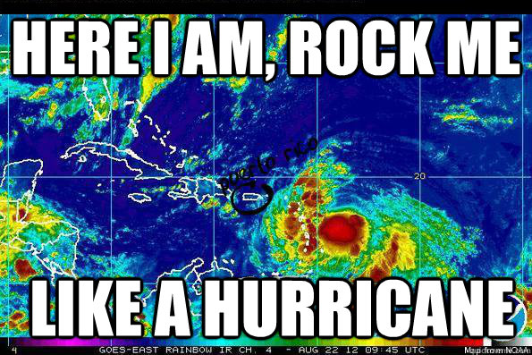 here i am, Rock me   like a hurricane  - here i am, Rock me   like a hurricane   Puerto Huracan