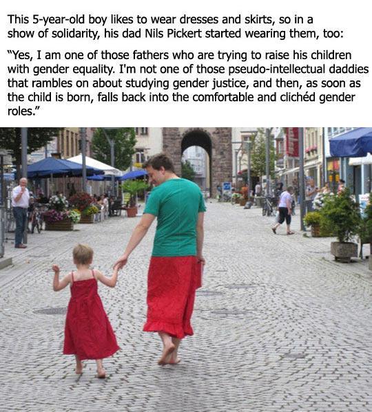 A Cool Dad Proving That He Would Do Anything For His Son... -   Misc