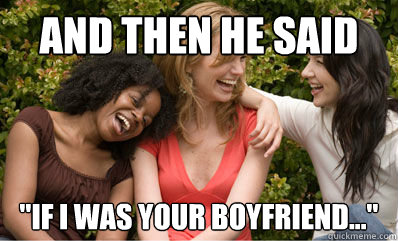 And then he said 