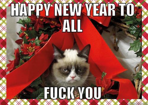 HAPPY NEW YEAR TO ALL                  FUCK YOU                 merry christmas